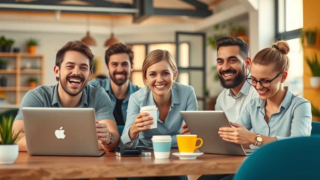 small business growth strategies energetic entrepreneurs launching startup coworking space
