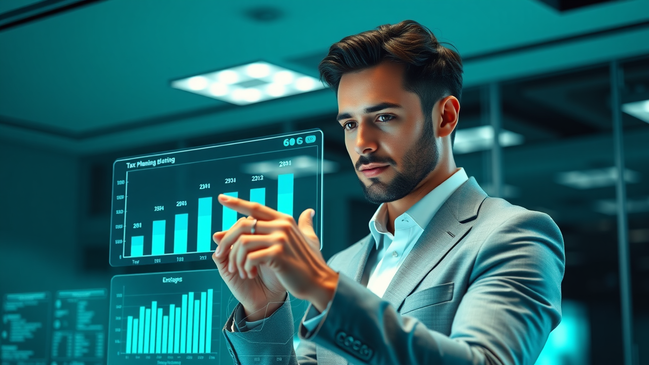 high income earner proactive tax plan using digital tools and tax planning chart