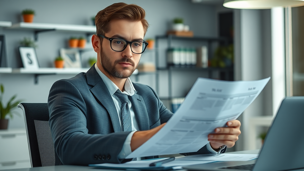 tax planning for business growth modern business owner reviewing financial documents