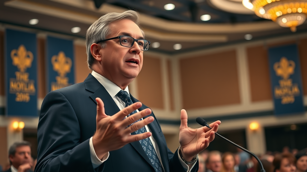 exit &amp; windfall tax mitigation accomplished tax attorney speaking at a financial conference
