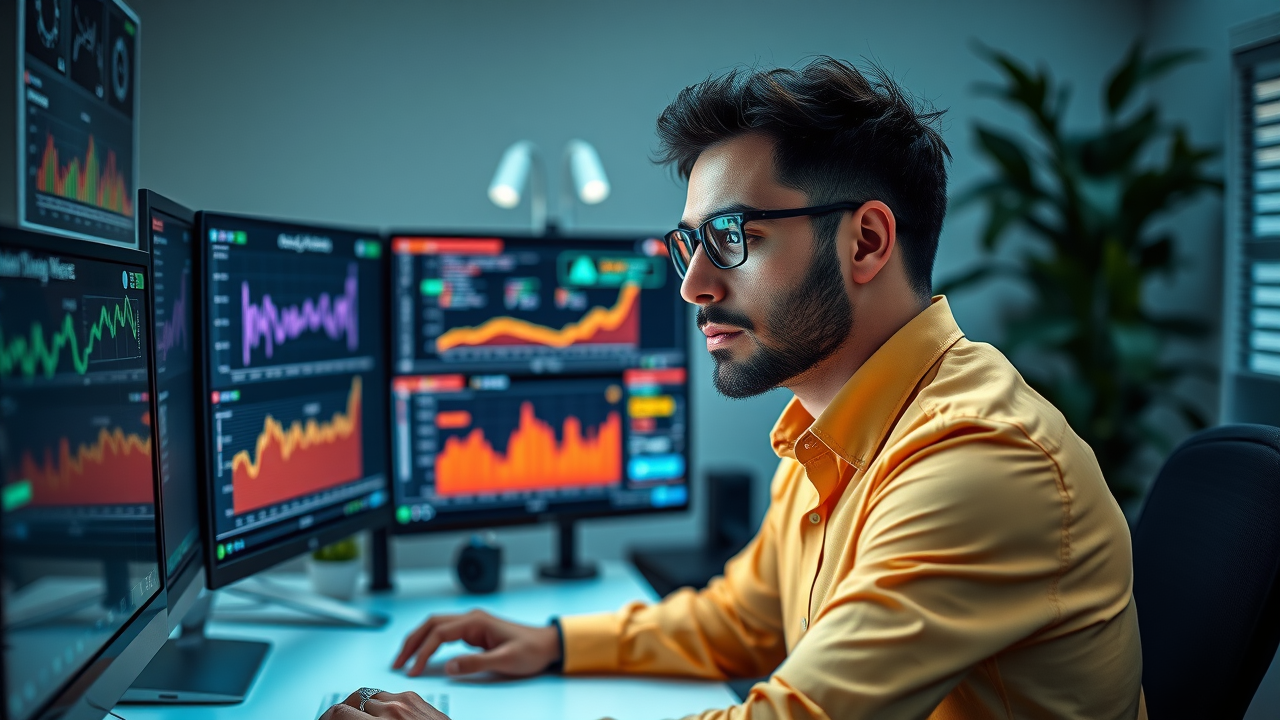 virtual cfo service at high-tech home office financial data review