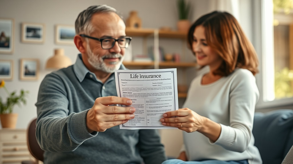 Parent handing over life insurance document to adult child, highlighting the role of life insurance in wealth preservation and legacy planning