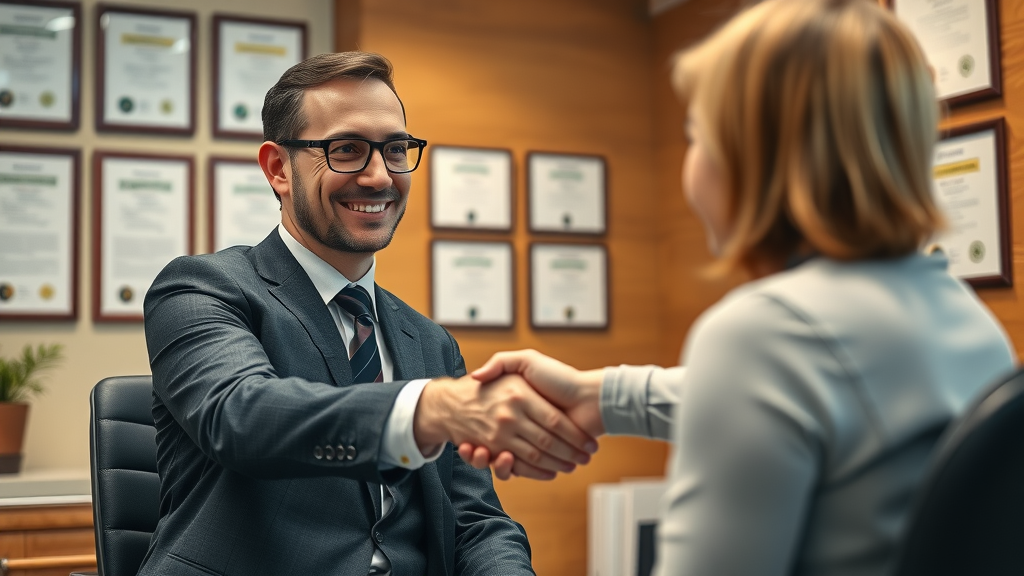 tax advisor consulting high income client about tax strategies