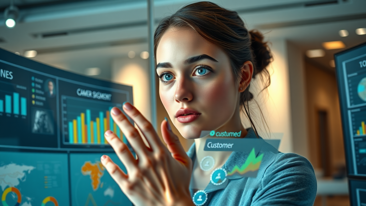 target audience segmentation for business development and strategy showing diverse personas