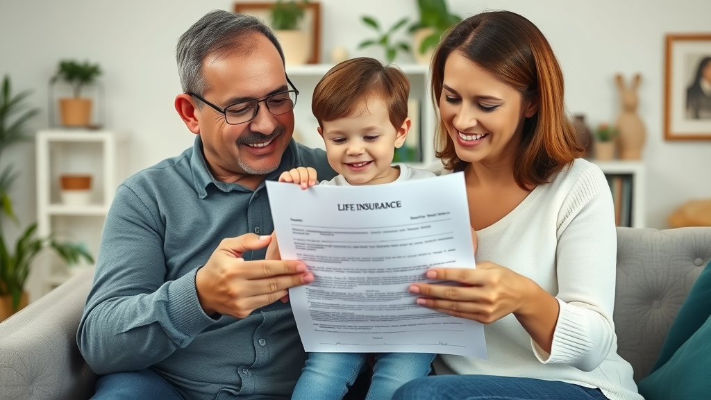 family securing their estate plan with life insurance policy