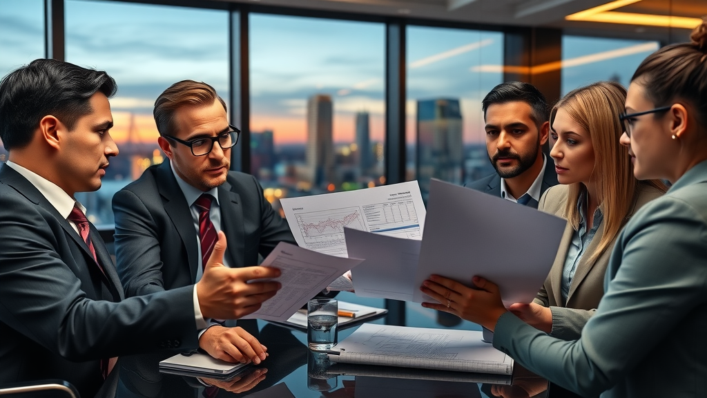 team of financial, legal, and accounting advisors collaborating on high-net-worth tax strategies
