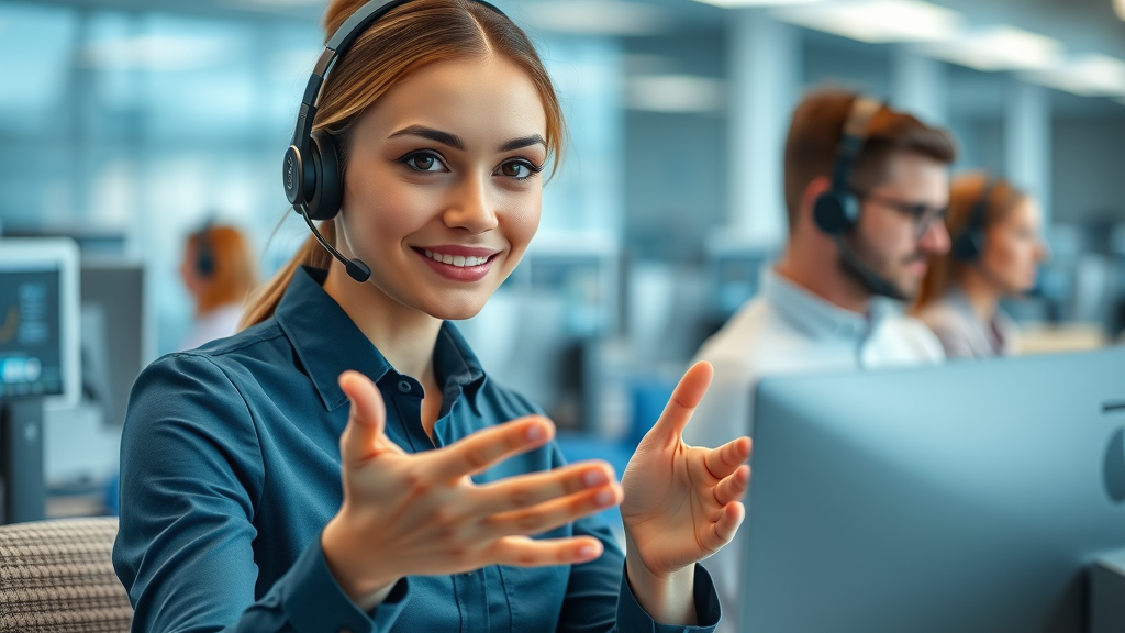 Customer service representative mapping the customer journey for business growth
