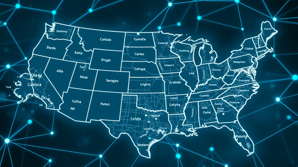 map highlighting state and local tax optimization opportunities for high-net-worth individuals