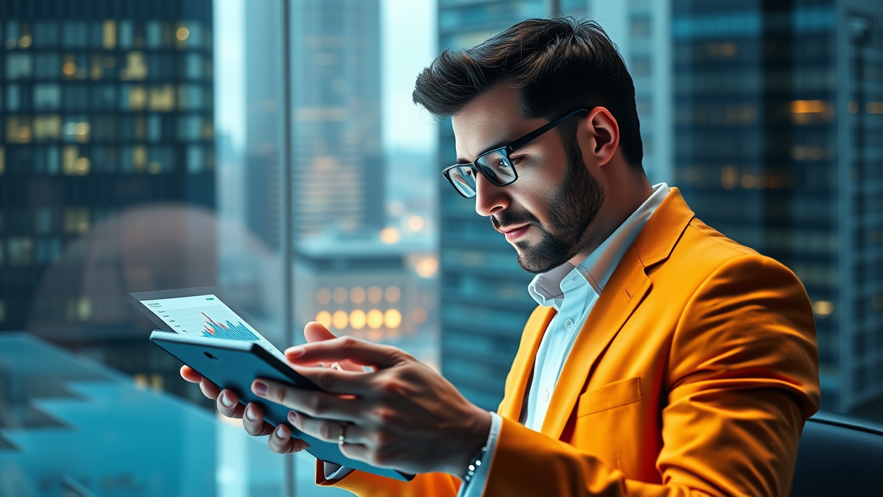 high-net-worth individual reviewing investment portfolio for income tax optimization strategies