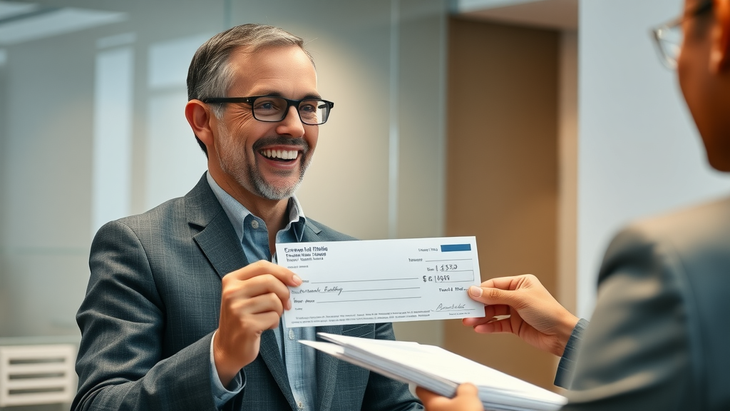 beneficiary receiving trust fund distribution from trustee, financial office, access to trust funds