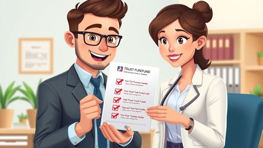 step-by-step trust fund setup guide, checklist, professional advisor, digital tablet